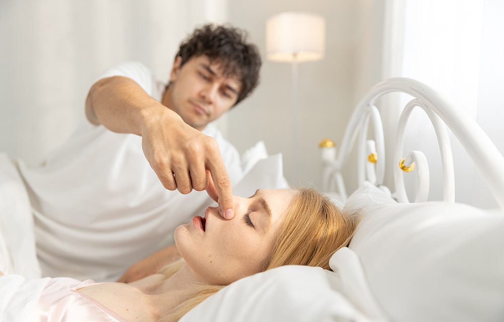 Abhilfe bei Schnarchen