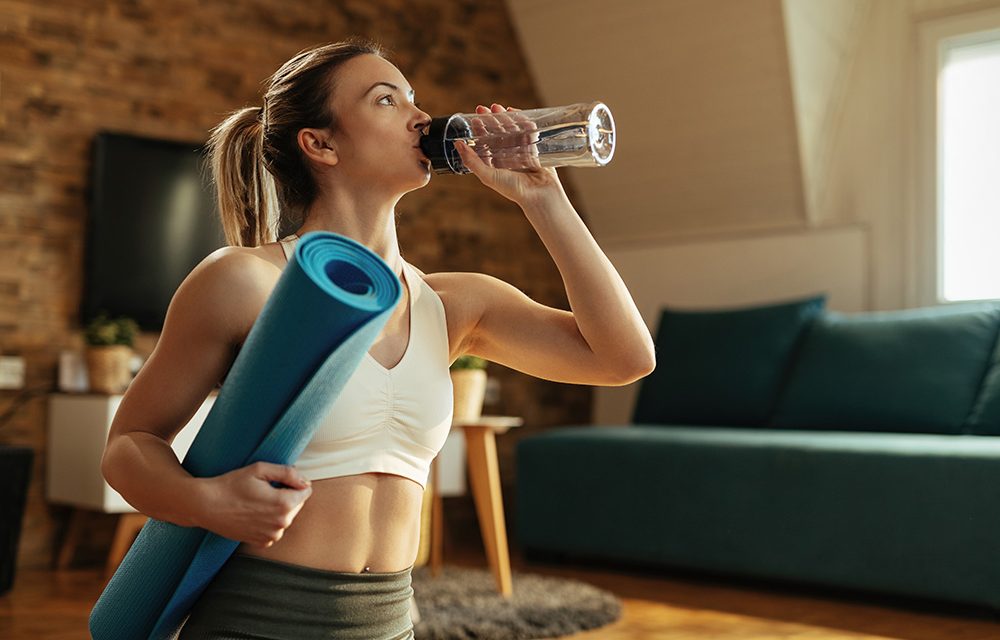 Beim Sport auf die optimale Flüssigkeitszufuhr achten!